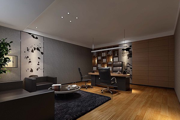 經理辦公室裝修效果圖-卓創裝飾