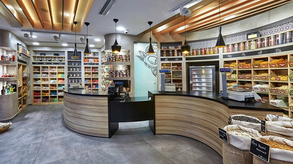 合肥哪家裝修公司裝修干果零食店設計比較專業